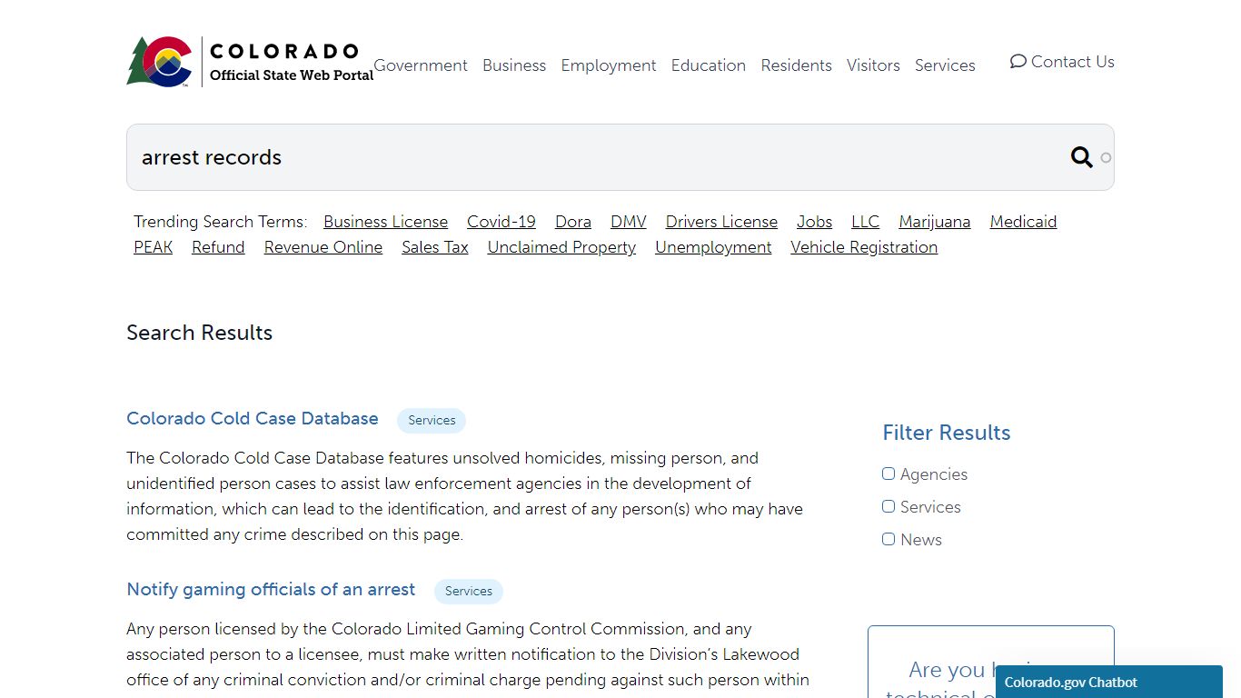 Search | Colorado.gov